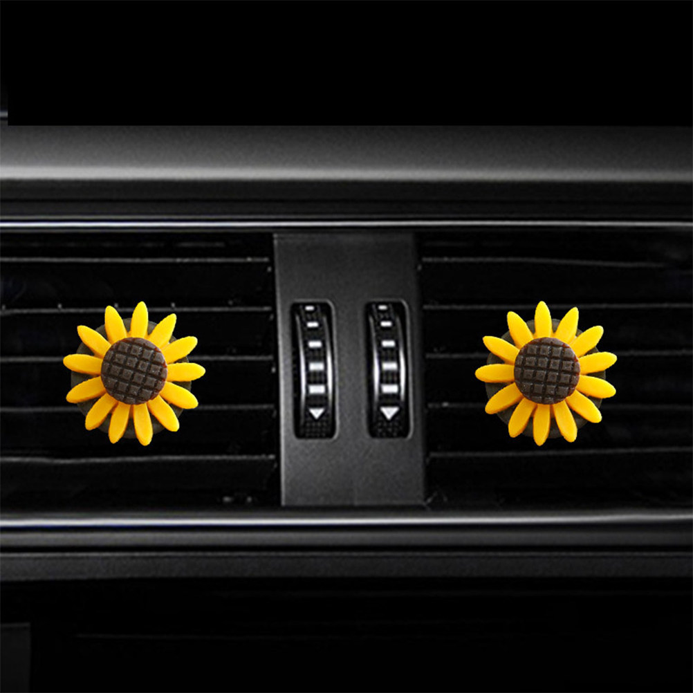 2Pcs Sunflower Car Aromatherap - Home Fragrance Verbena review and price