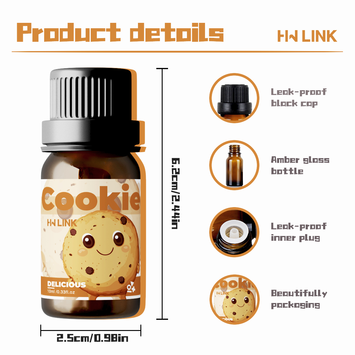 10ml Cookie Fragrance Oils For - Home Fragrance Oils review and price
