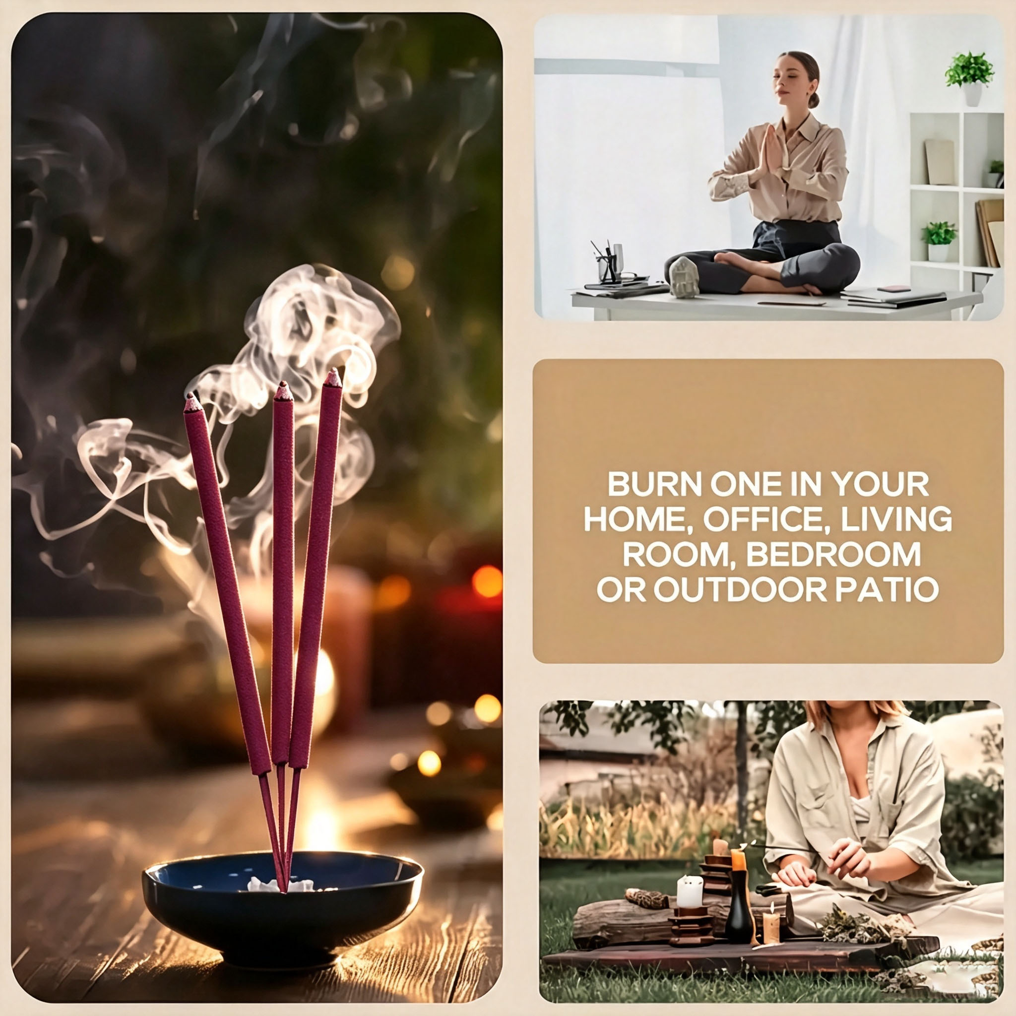 7/13/21 Large Garden Incense S - Home Fragrance Rose review and price