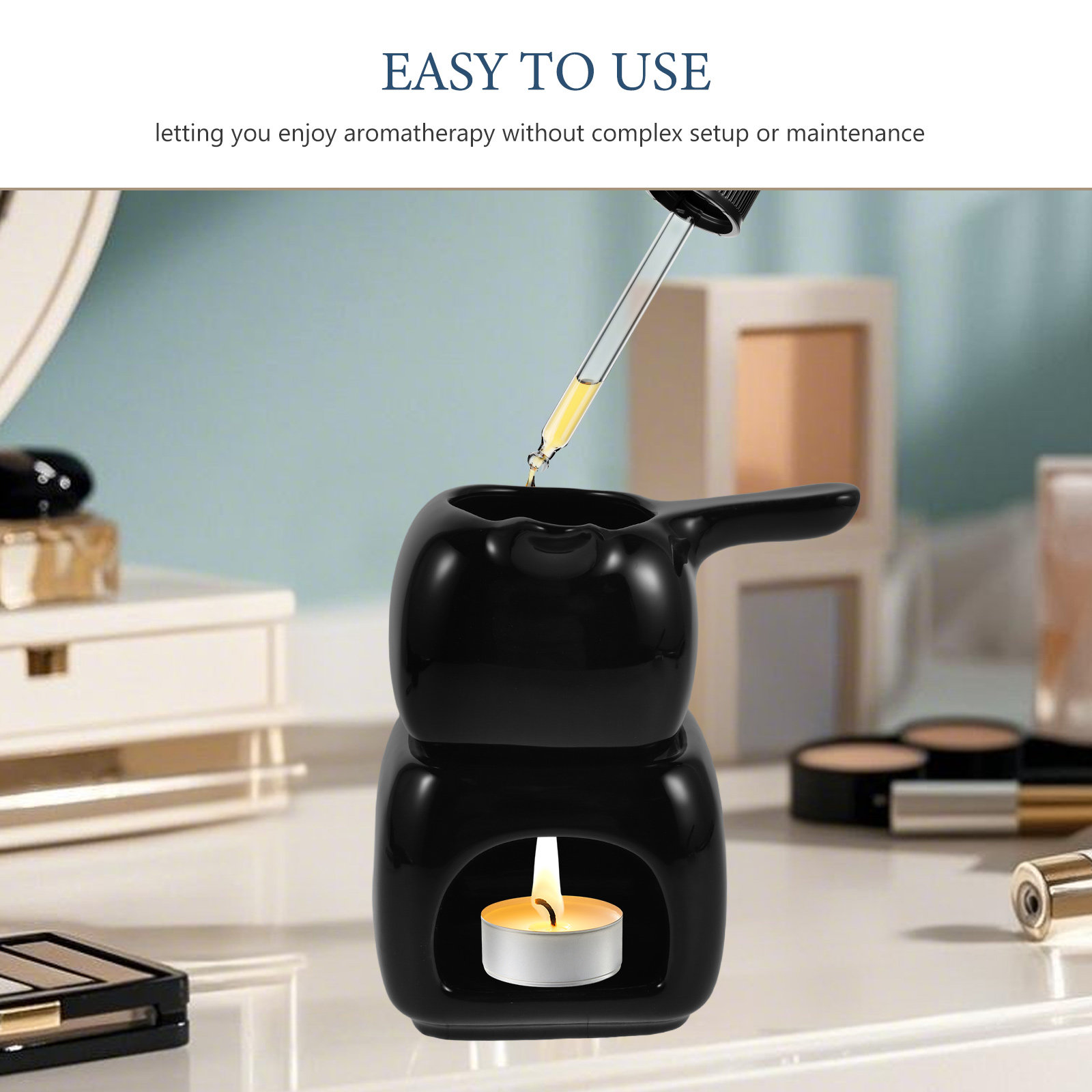 Ceramic Essential Oil Wax Melt - Home Fragrance Oil Burner review and price