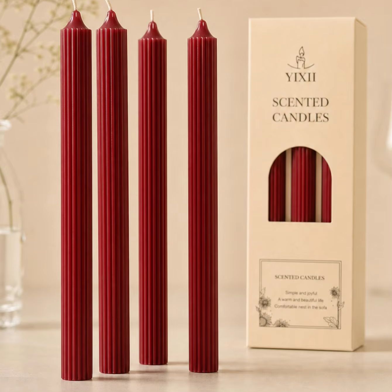 4pcs 25cm Wine Red Aromatherap - Home Fragrance Red Wine review and price