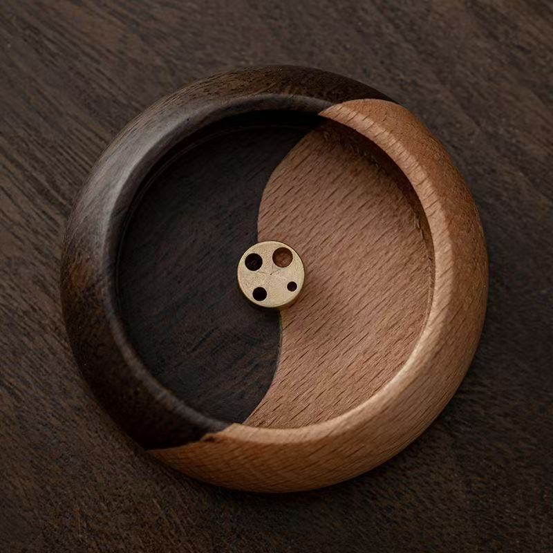 Solid Wood Tai Chi Incense Ins - Shop Home Fragrance review and price