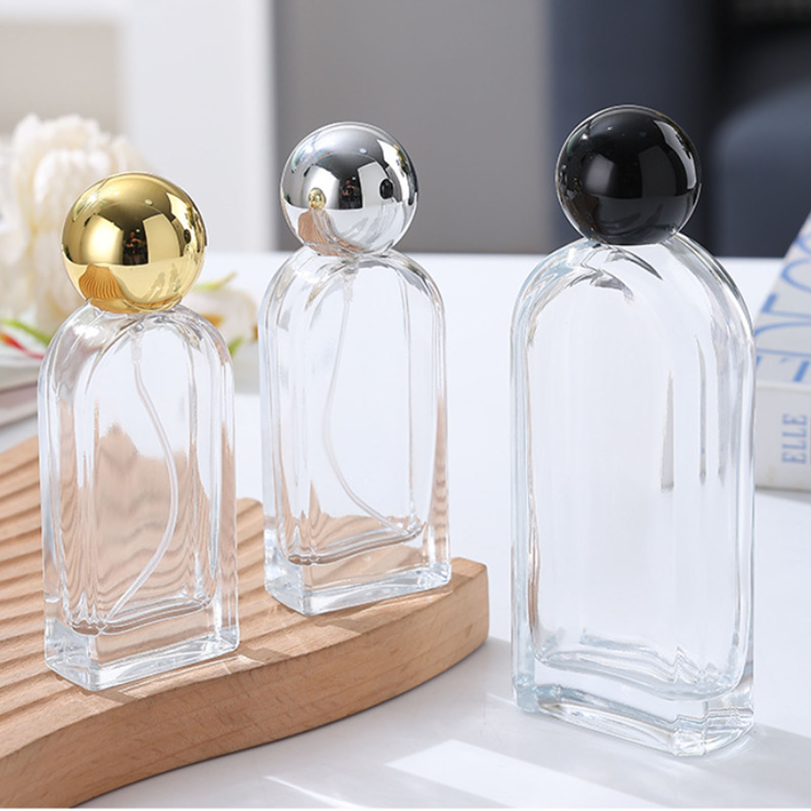 Spray Bottle Transparent Glass - Home Fragrance Room Spray review and price