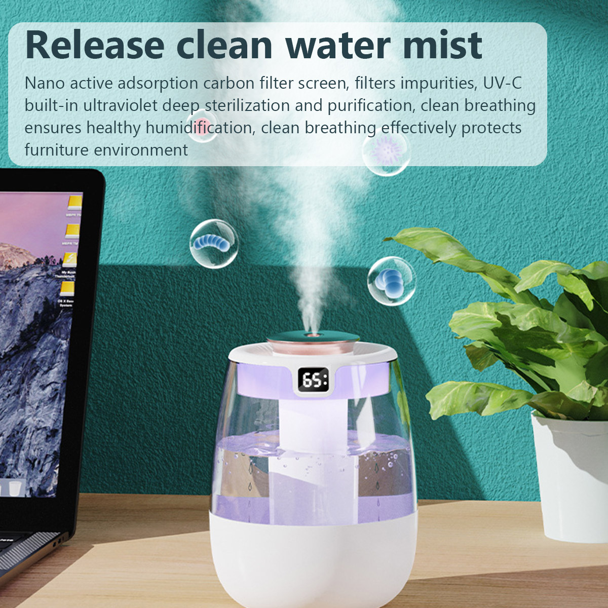 1.3L Air Humidifier Double Spr - Home Fragrance Room Spray review and price