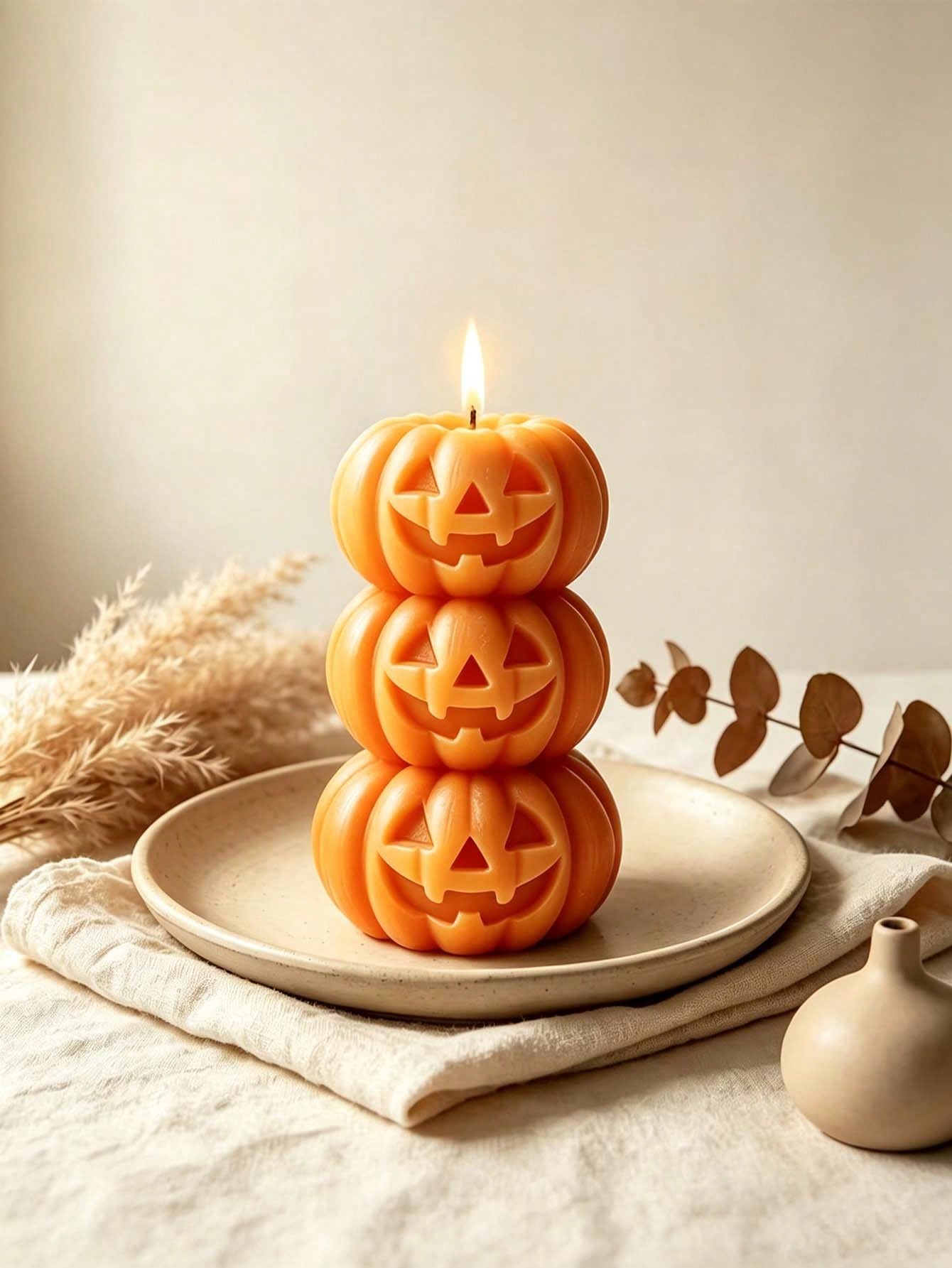 1pc Halloween 3-Layer Pumpkin  - Home Fragrances review and price