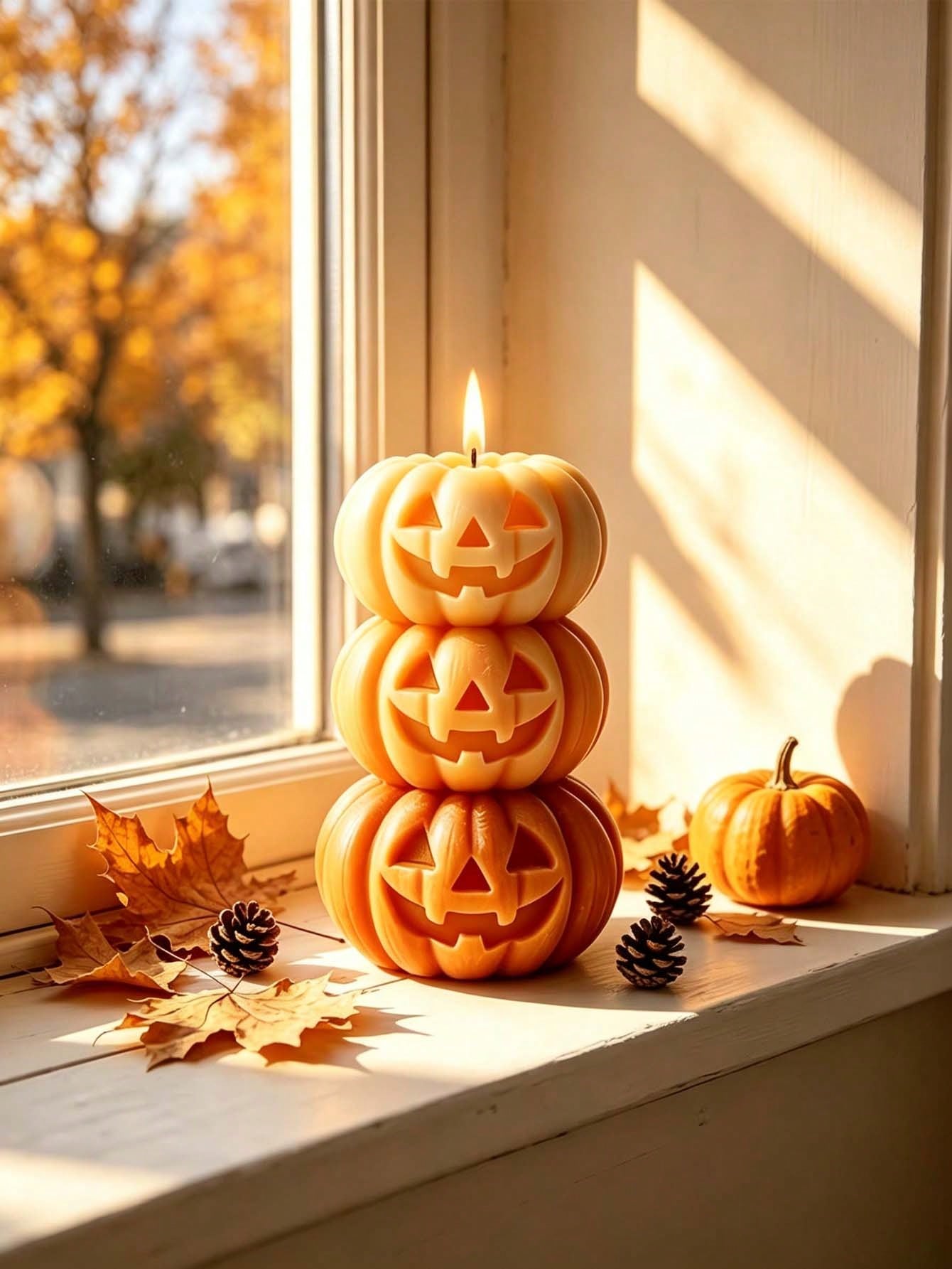 1pc Halloween 3-Layer Pumpkin  - Home Fragrances review and price